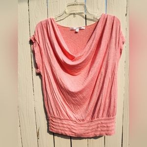 Max Studio cowl neck t-shirt, size large